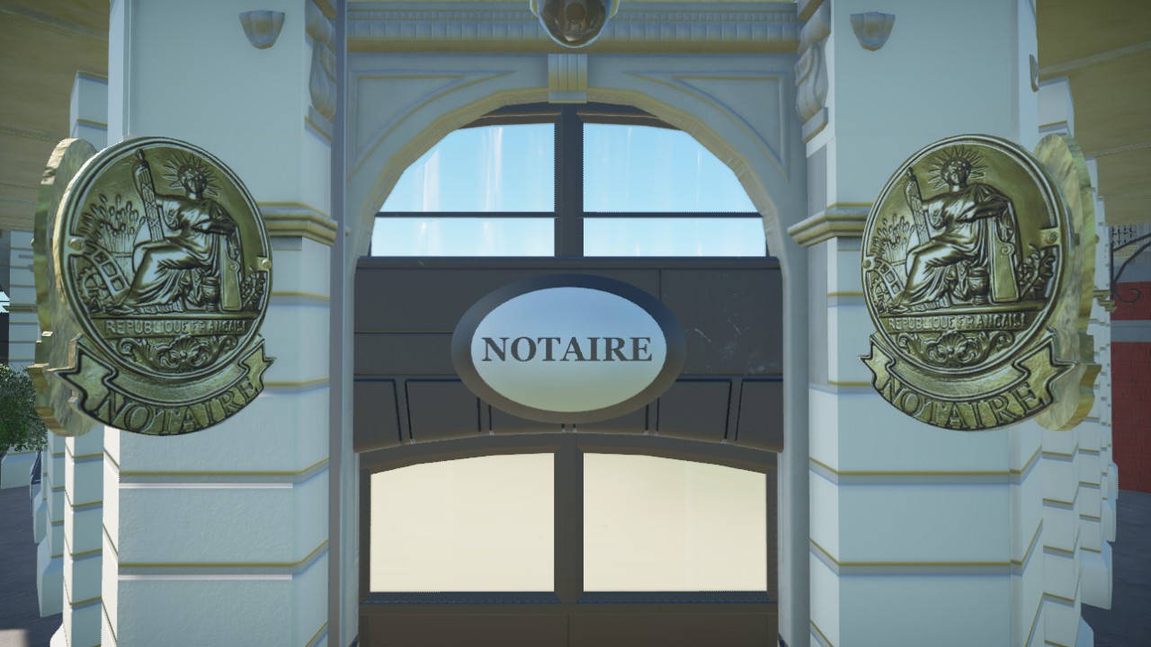 PANNEAU RECOLORABLE NOTAIRE 1.50M