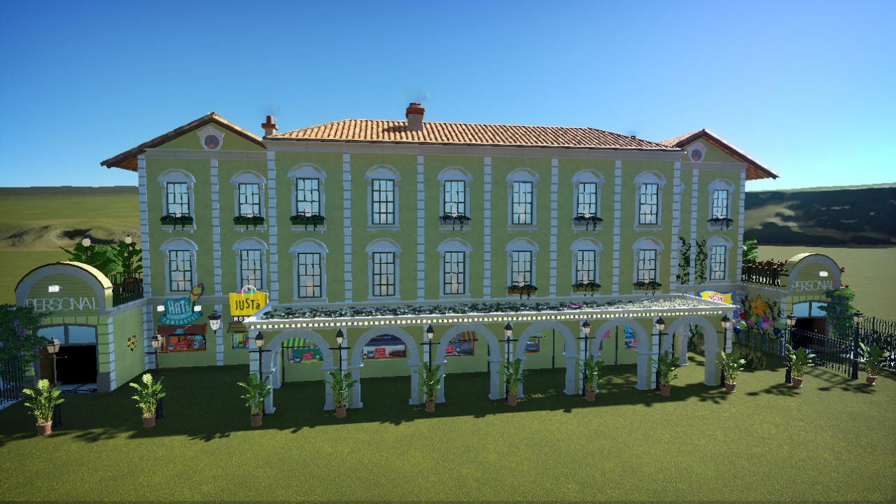 Haus für mehrere Läden