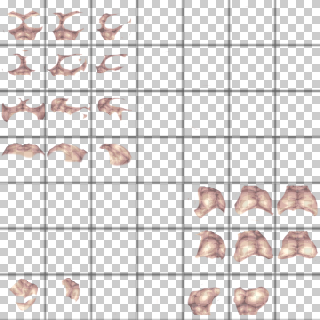 Male Color 2 Ripped Chest Faint