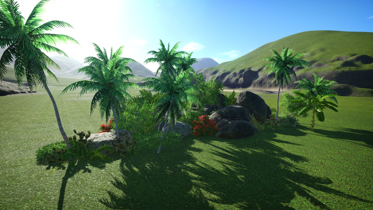 Tropical Path Island