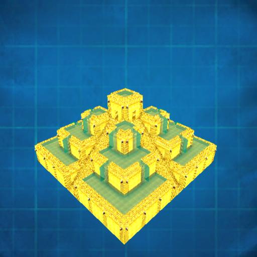 Golden Stepped Pyramid