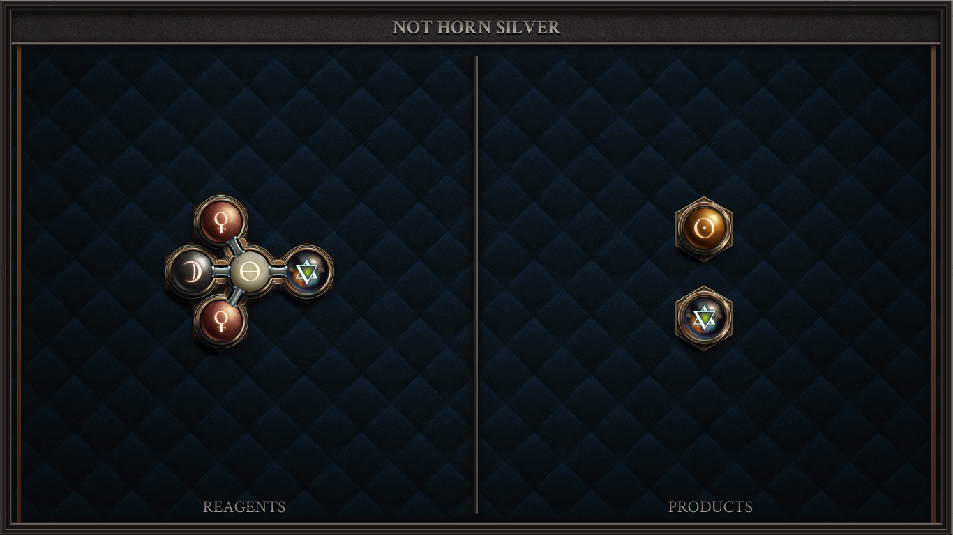 NOT HORN SILVER