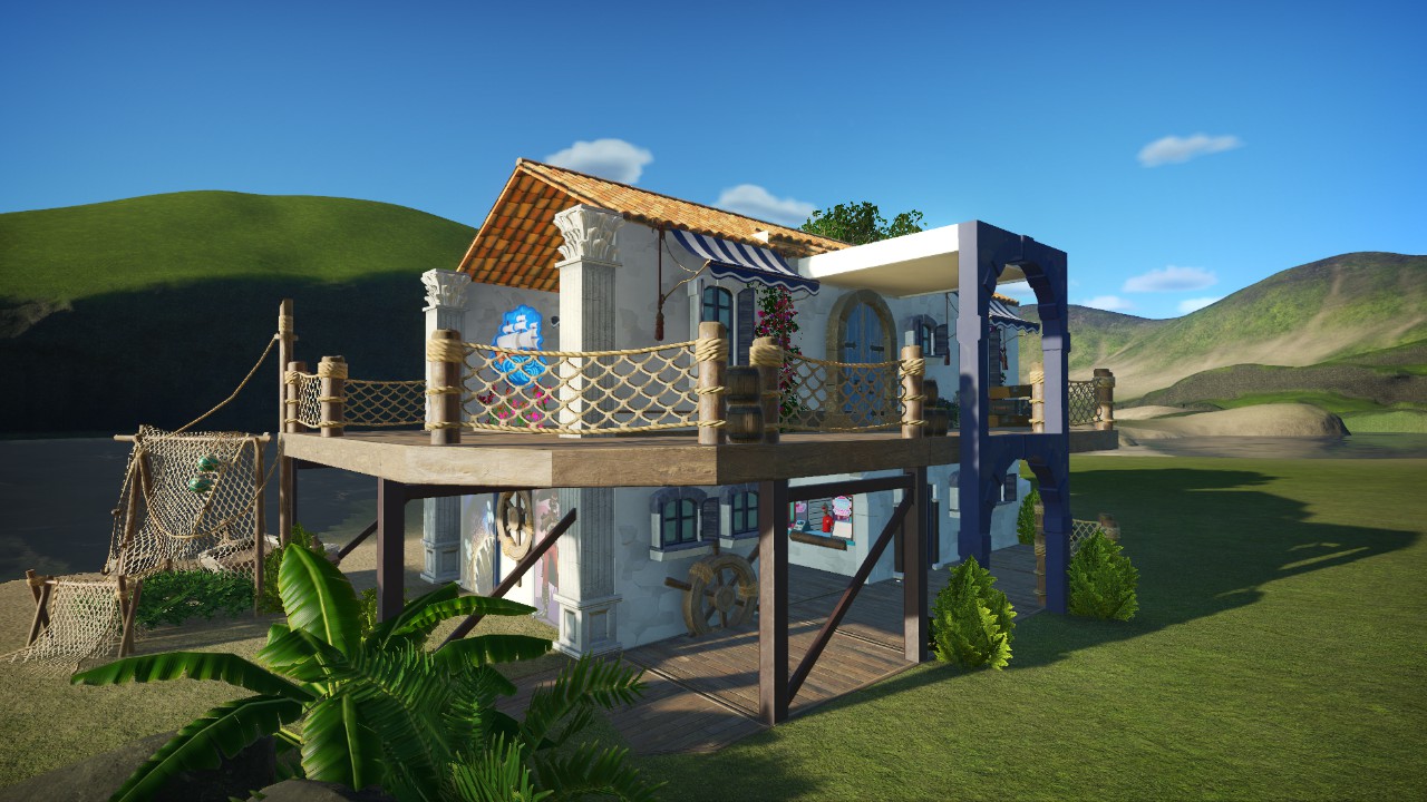 Mediterranean Building Boat Shop