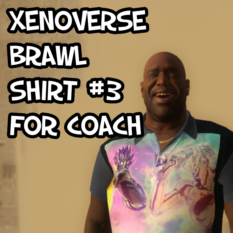 (REQ) Coach's Shirt: Xenoverse Brawl in Purple variant
