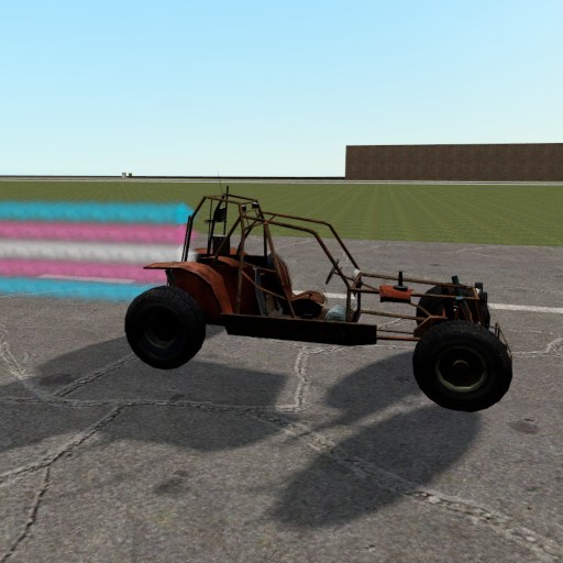 Jeep With Transgender Flag Trail preview