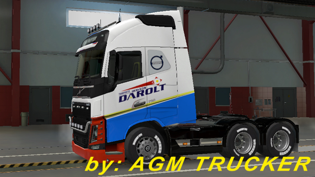SKIN TRUCK VOLVO FH DAROLT- CANAL AGM TRUCKER