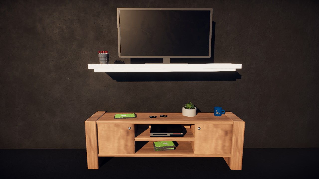 TV and Table