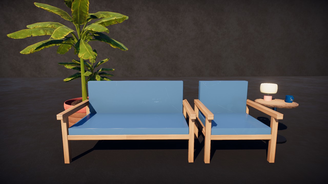 Chairs and Side Table