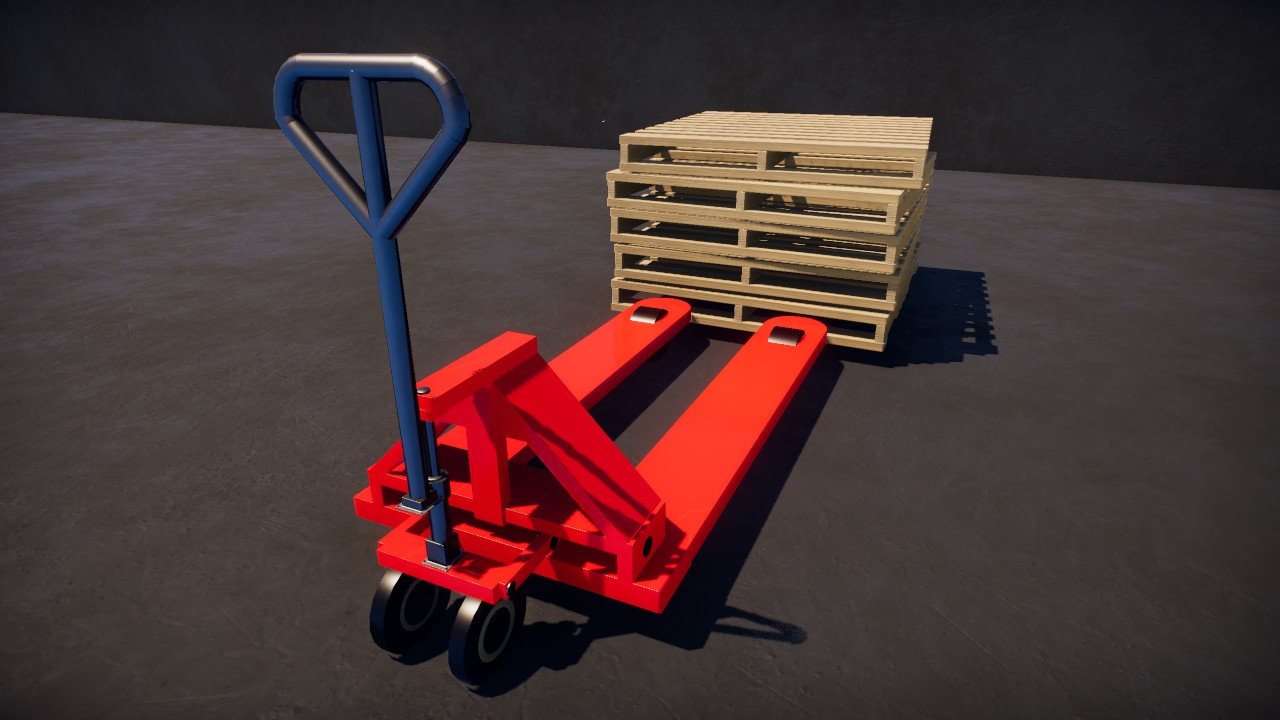 Pallet Truck With Pallets