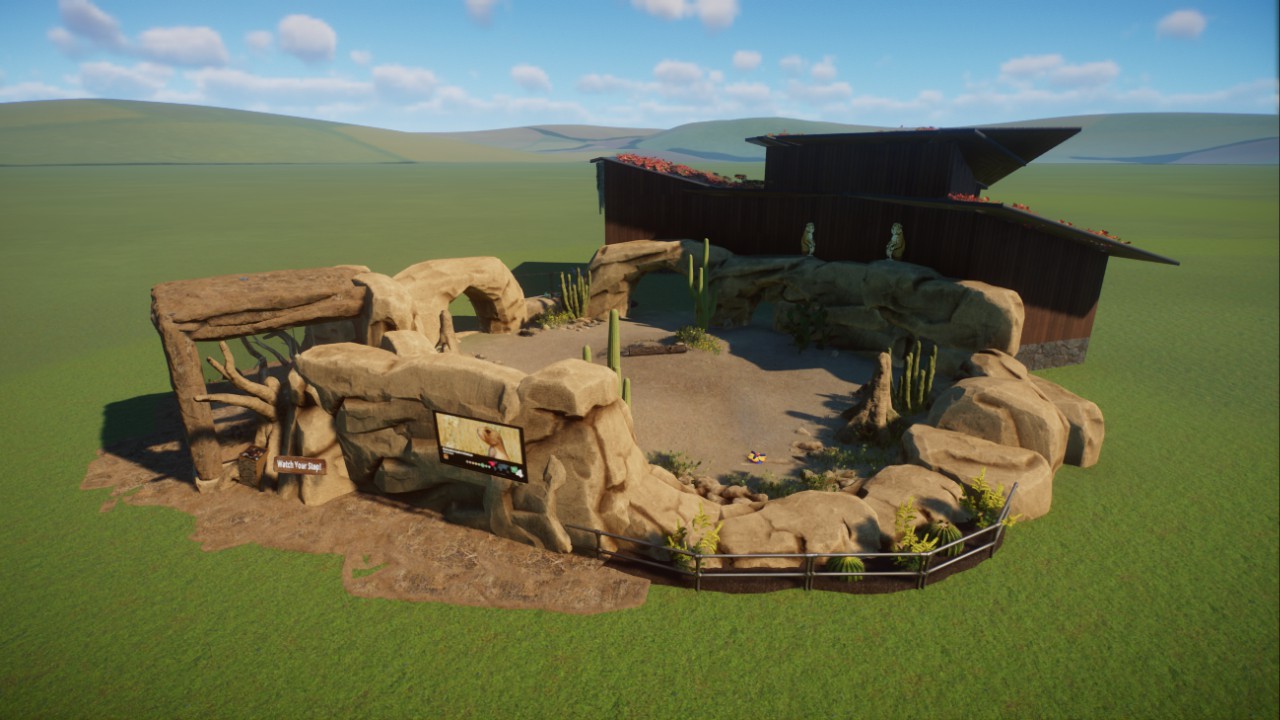 Prairie Dog and Rattlesnake Habitat