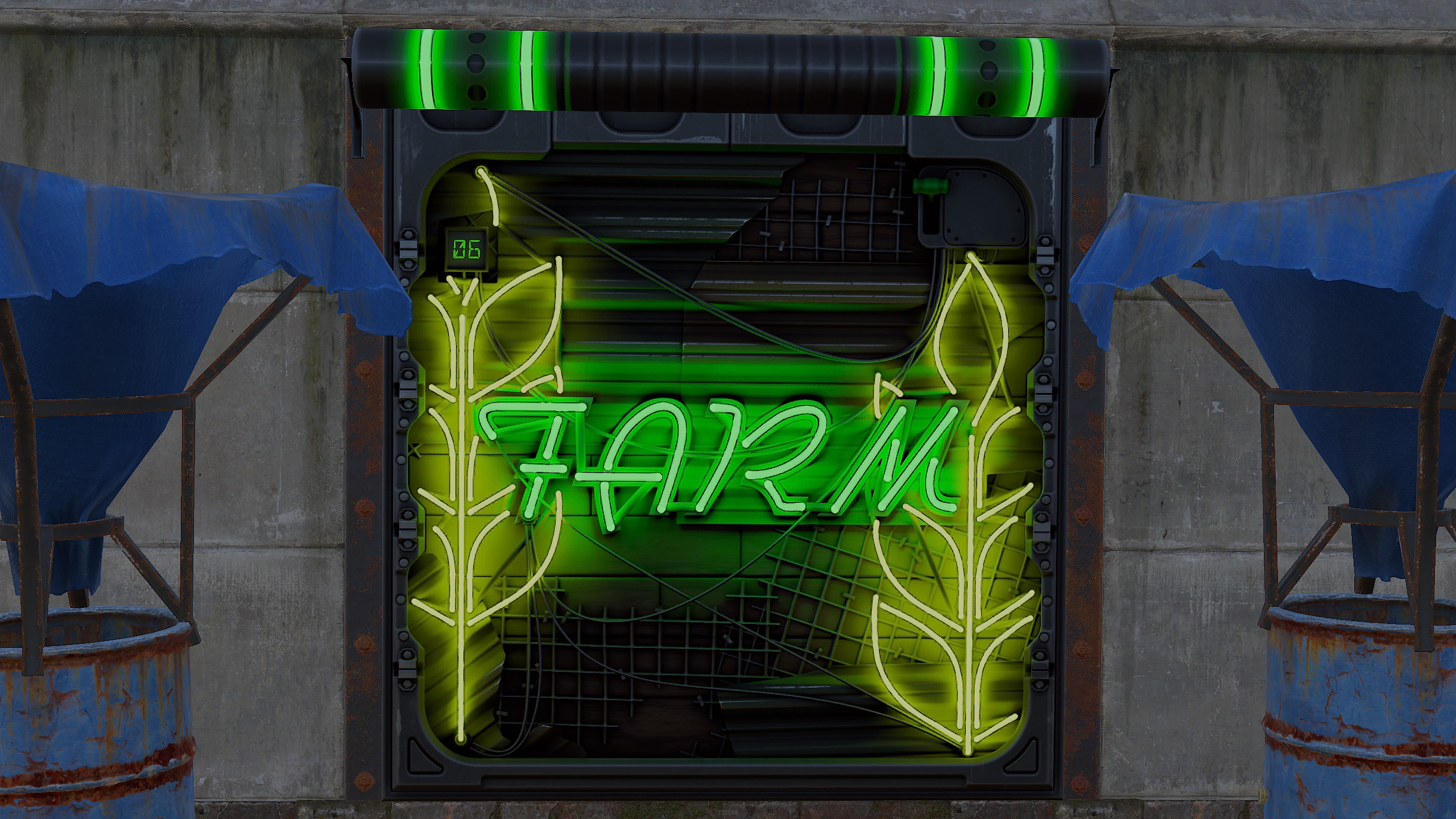 Neon Farm Door thumbnail 3