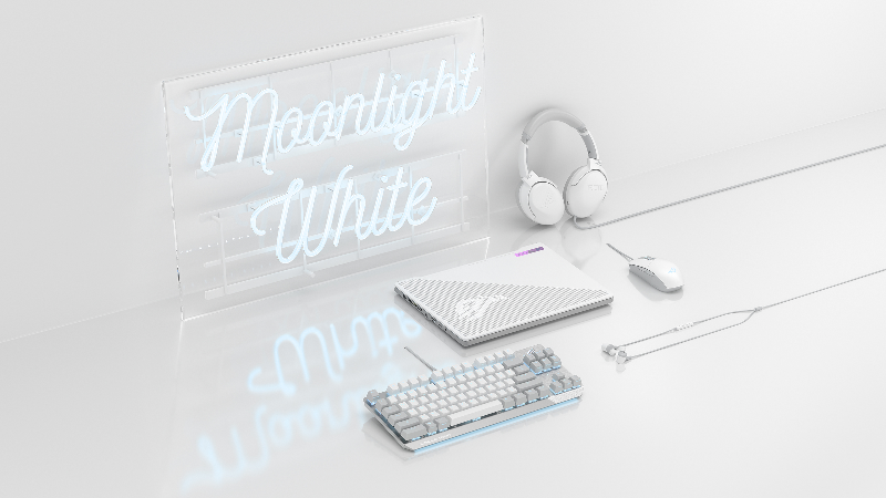 ROG Moonlight White Wallpaper 1