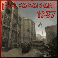 ¡No pasarán! - Spain civil war map