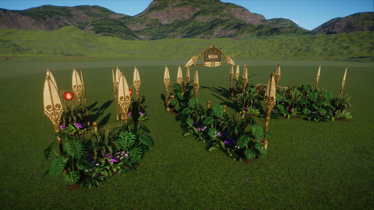 Tropical Party Fence Kit