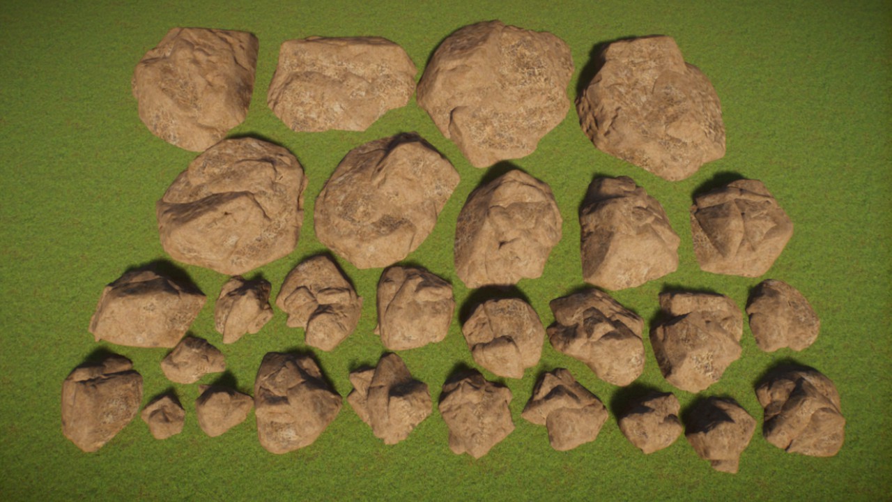 Rocks - Desert Clusters