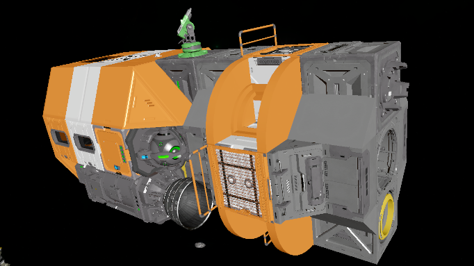 Hab Container Adapter w/ [MSSK] Escape Pod