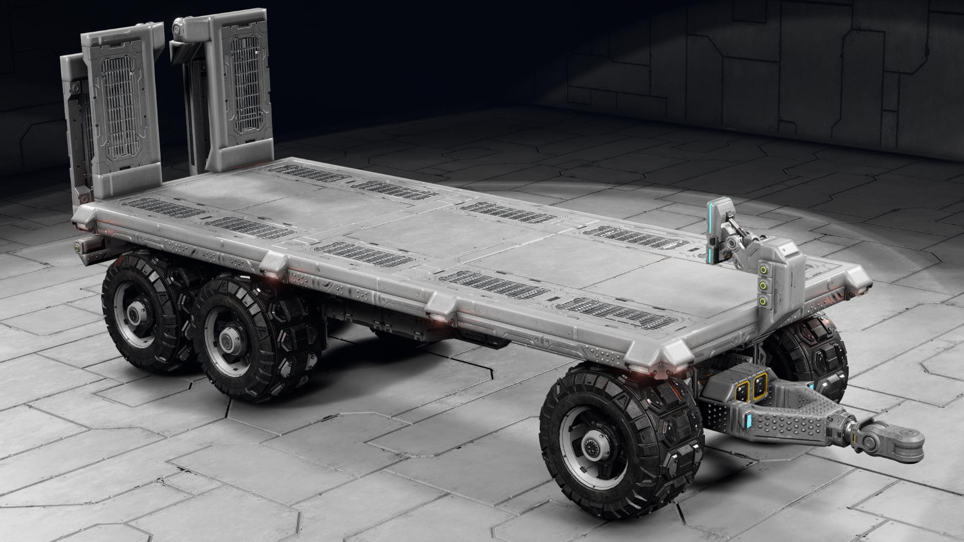[OC] Flatbed Trailer