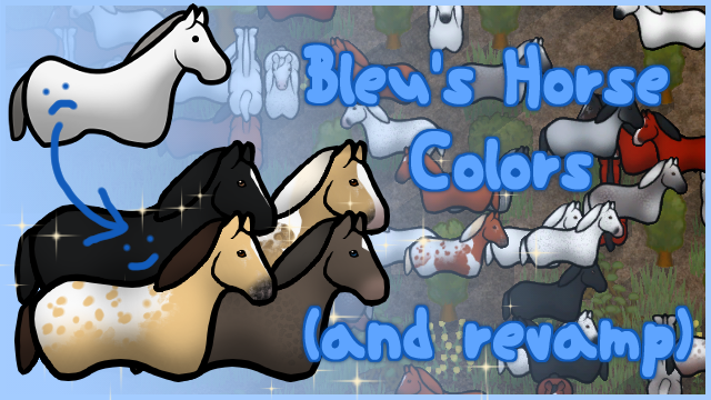 Bleu's Horse Colors