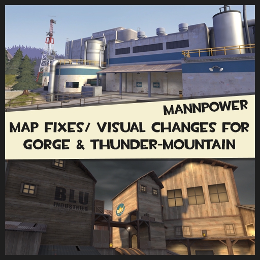 TF2 Map Fixes - Mannpower Gorge & Thunder Mountain