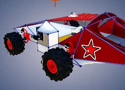 FUTURISTIC CAR WITH REALISTIC GEARS (GEARBOX)