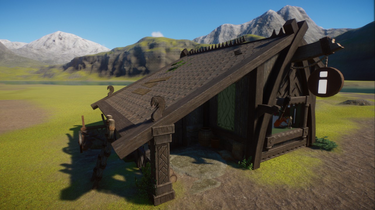 Nordic Themed Small Shop Shell