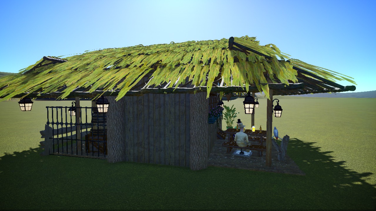 kleines Holzhaus
