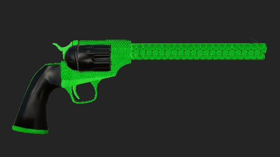 Radioactive Rage Revolver (For Radioactive Rage weapon Pack)