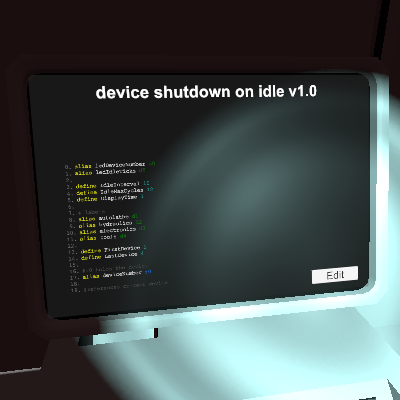 device shutdown on idle v1.0