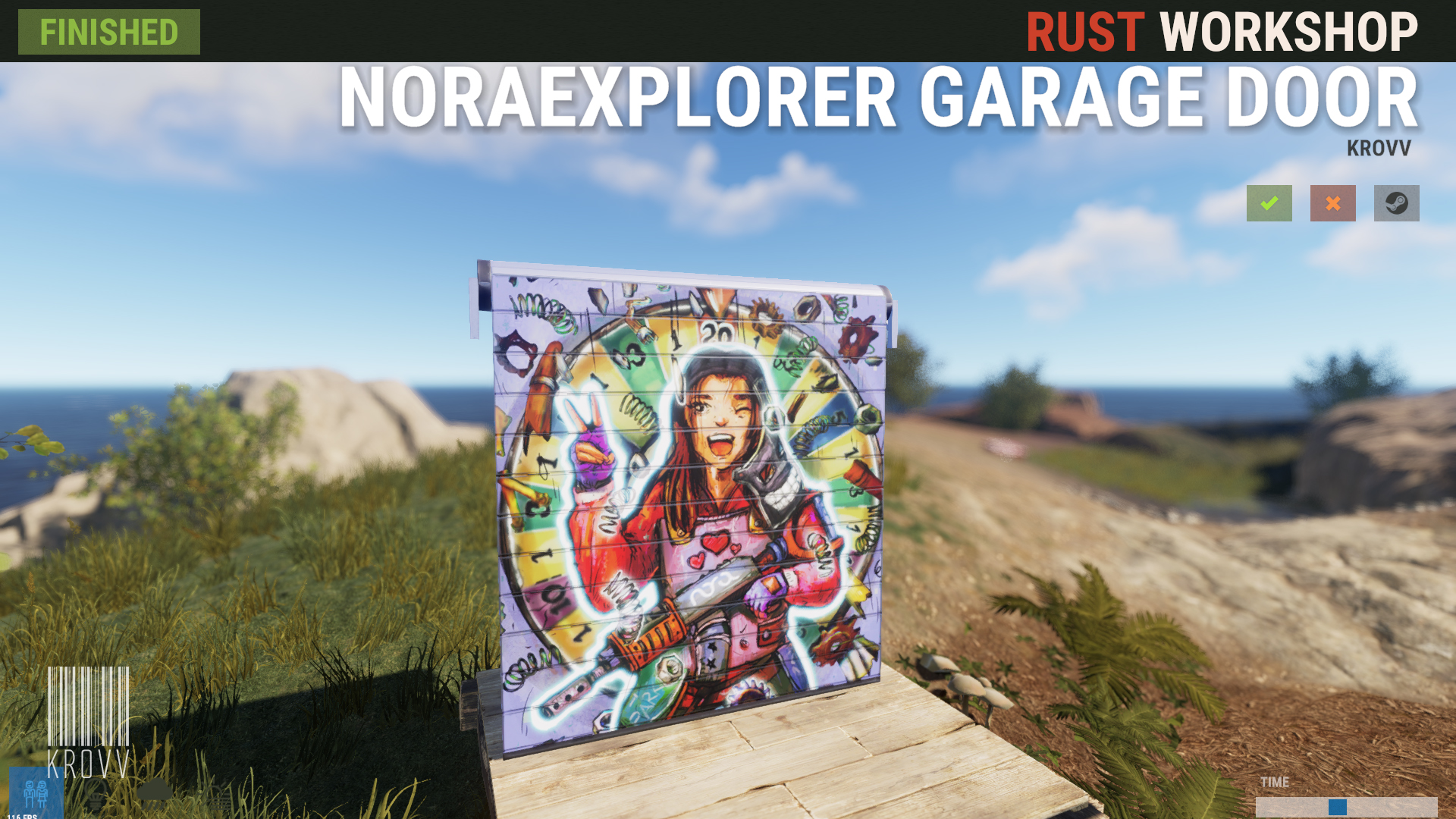 NoraExplorer Garage Door