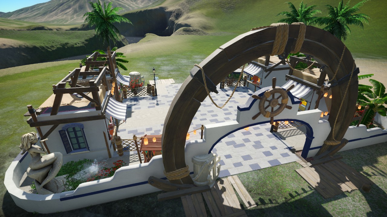 Mediterranean Walking Plaza