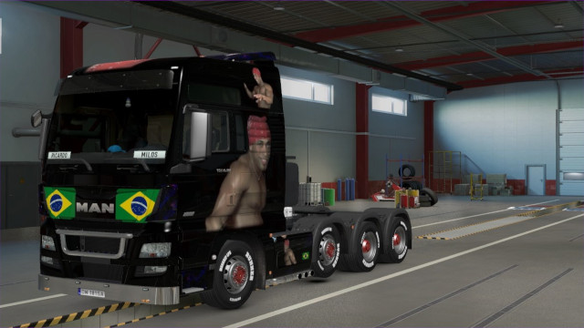 Ricardo Milos Man TGX Euro 6 skin preview