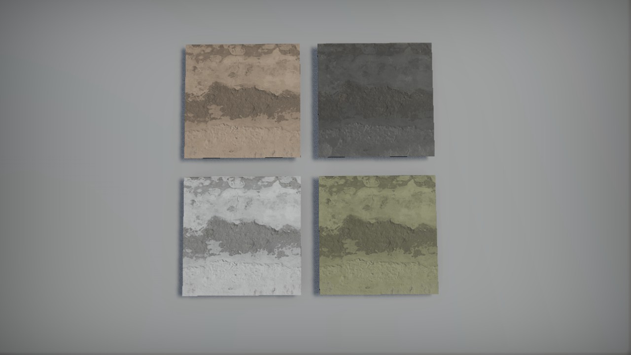 Damaged Plaster Wall 2M Flexicolour