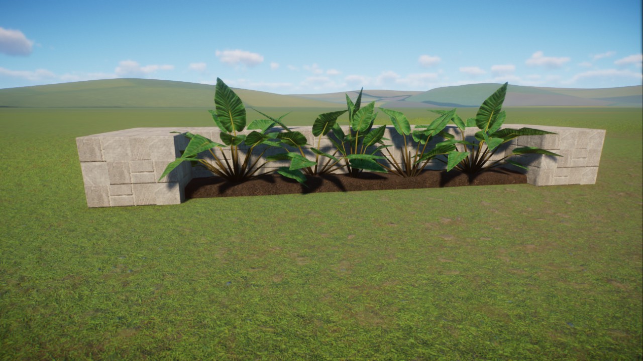 Brick planter