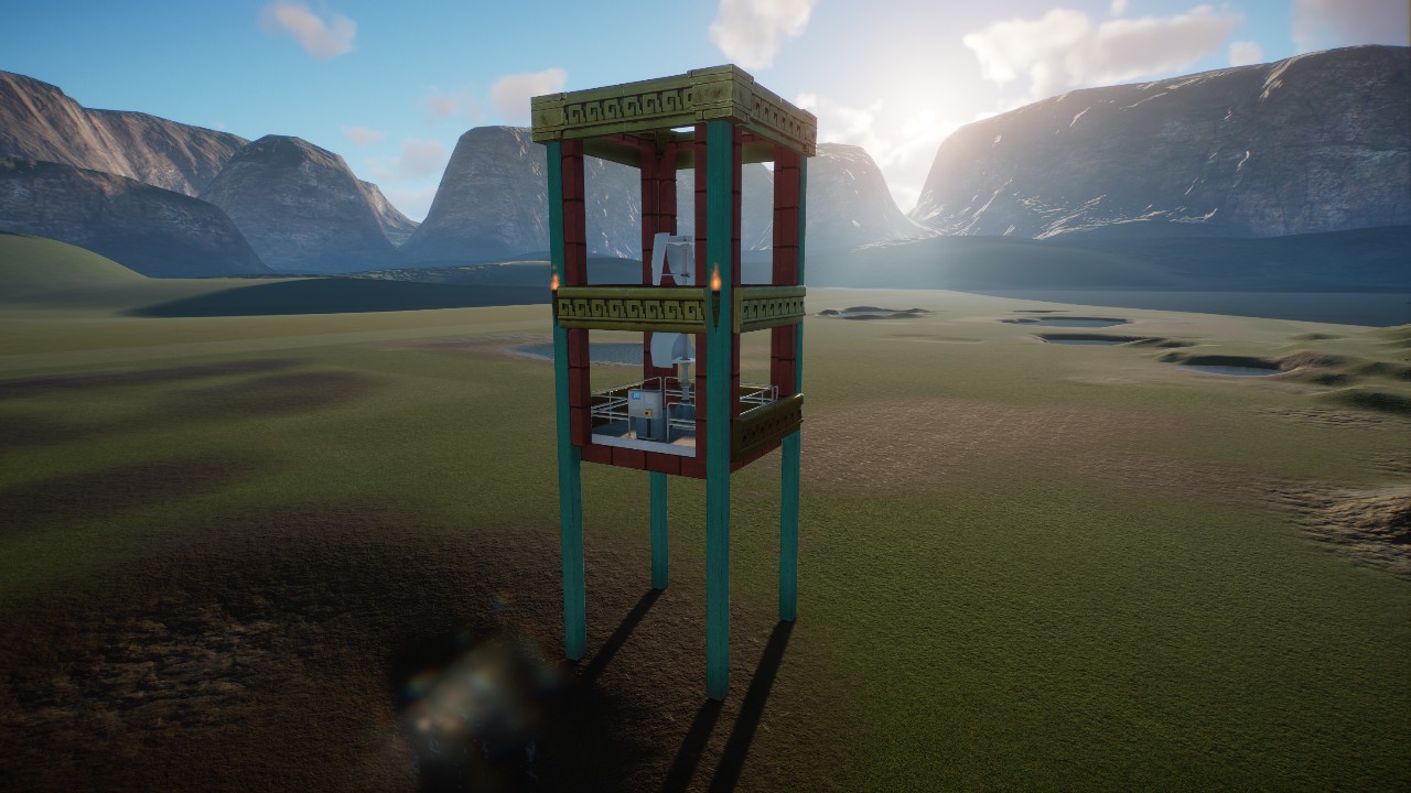 MAYAN Wind Turbine on Stilts