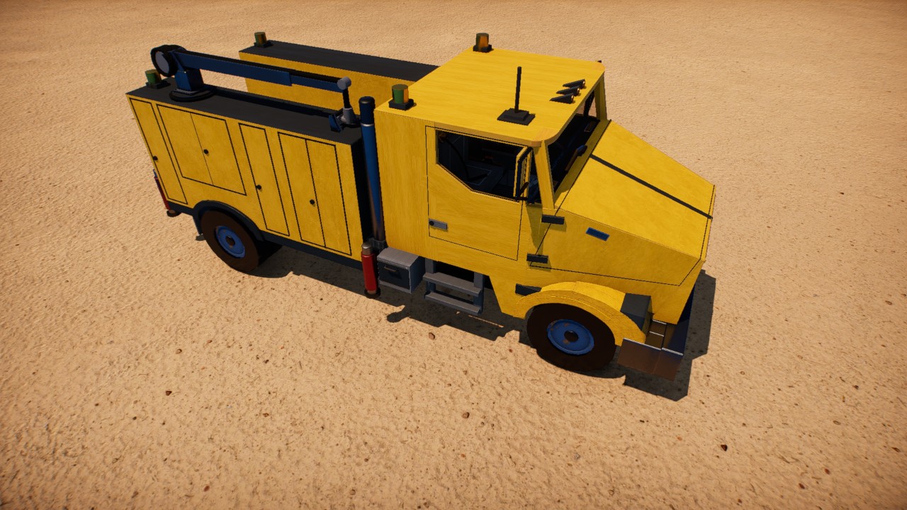 Truck - Kenworth T-300 Crane