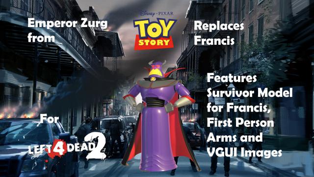 Emperor Zurg replaces Francis