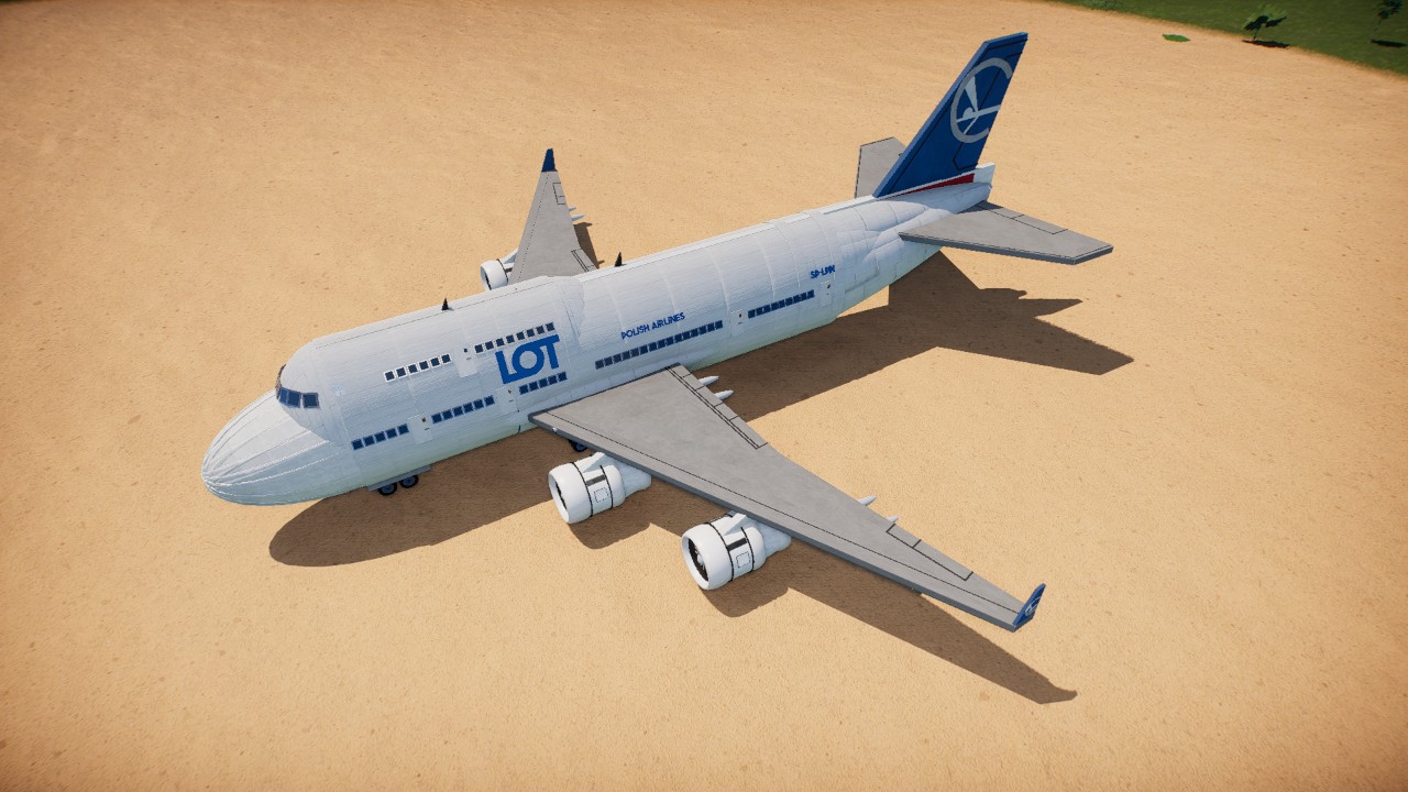 Airplane - Boeing 747-400 (Polish Airlines version)