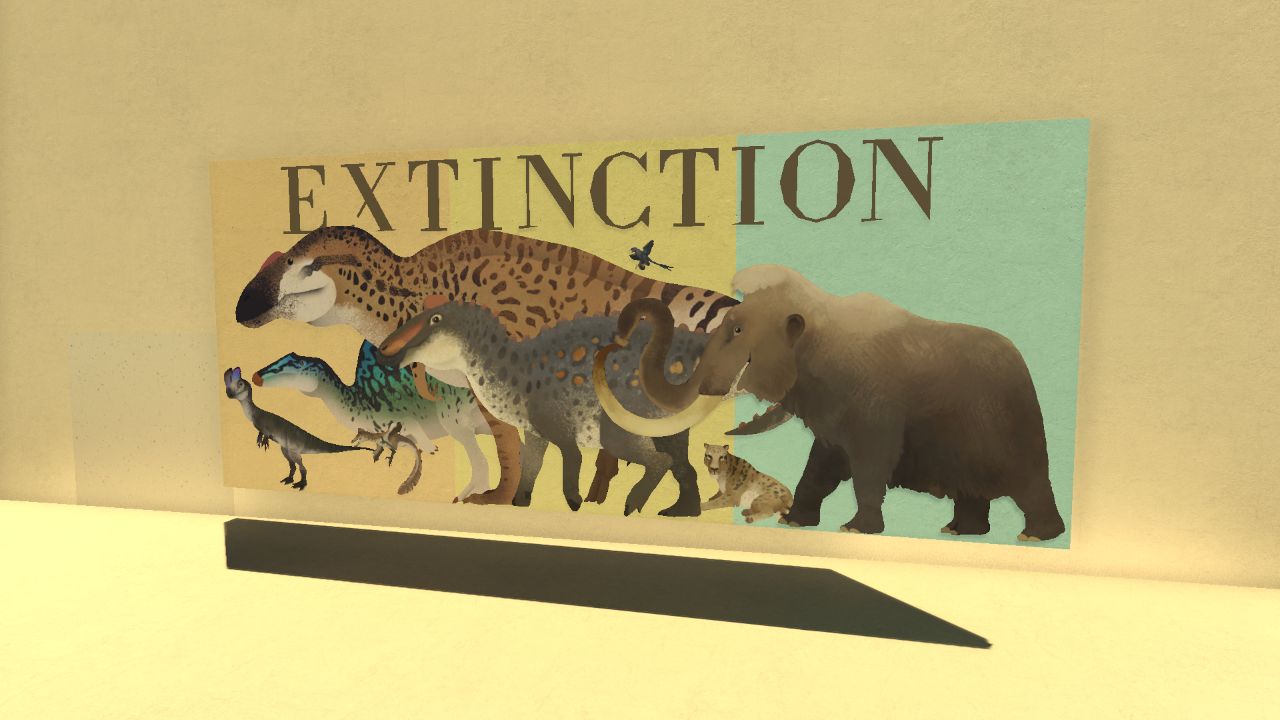 Dinoland USA Extinction Mural