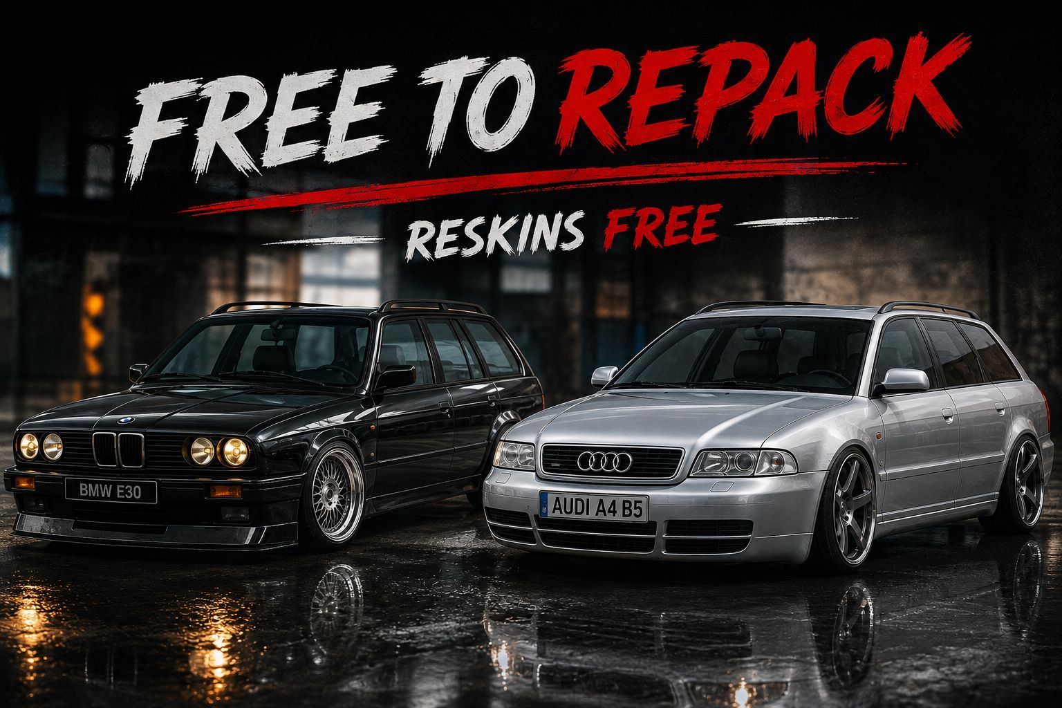 AUDI 04 B5 / BMW E30 preview