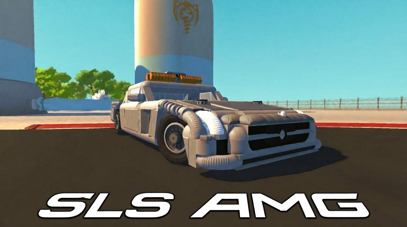 Mersedes sls amg safety car piston engine