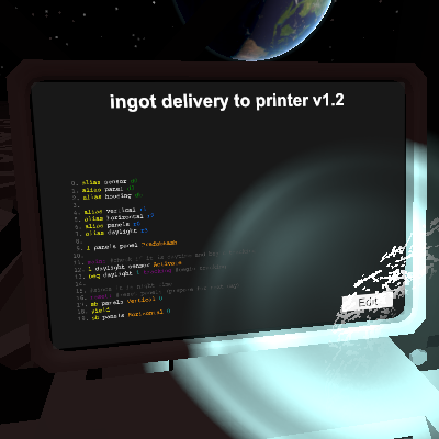 ingot delivery to printer v1.2