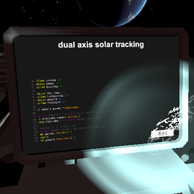 dual axis solar tracking