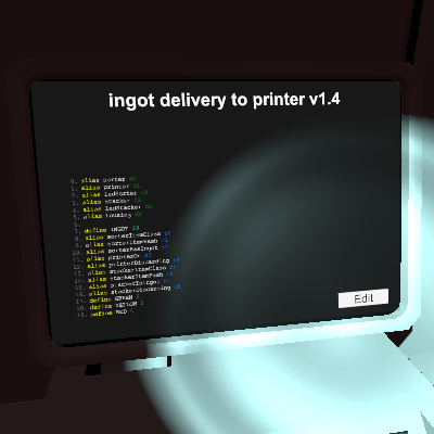 ingot delivery to printer v1.4