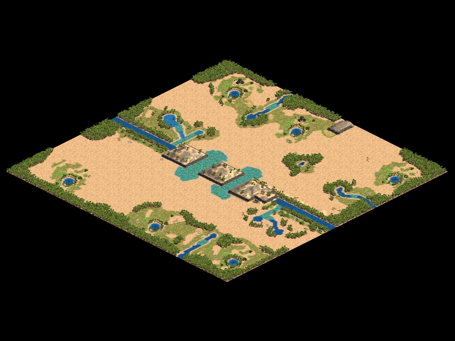 Casual Greenways Map #2 (2015) Desert River Crossing