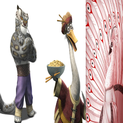 Kung Fu Panda Portraits