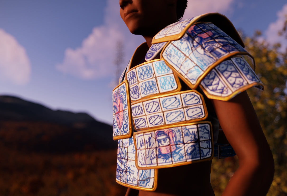 Porcelain Roadsign Vest