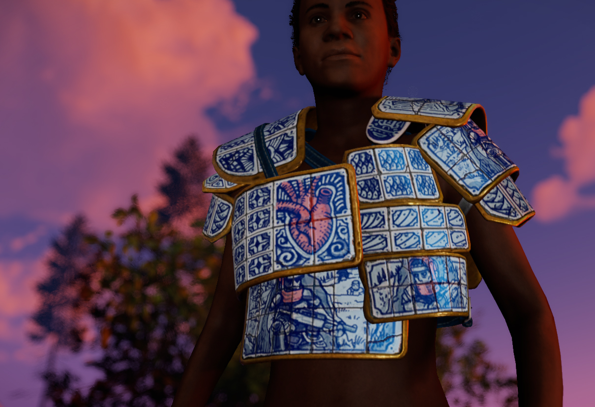 Porcelain Roadsign Vest