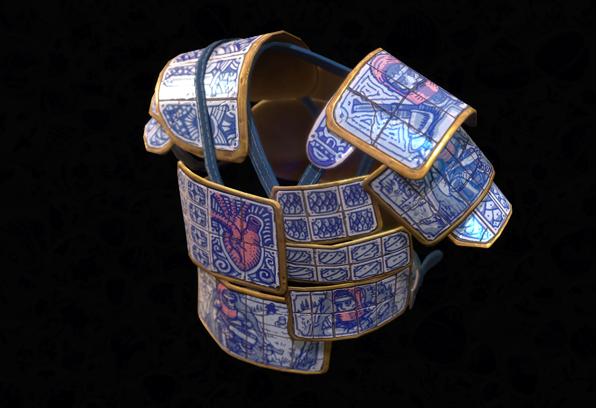 Porcelain Roadsign Vest