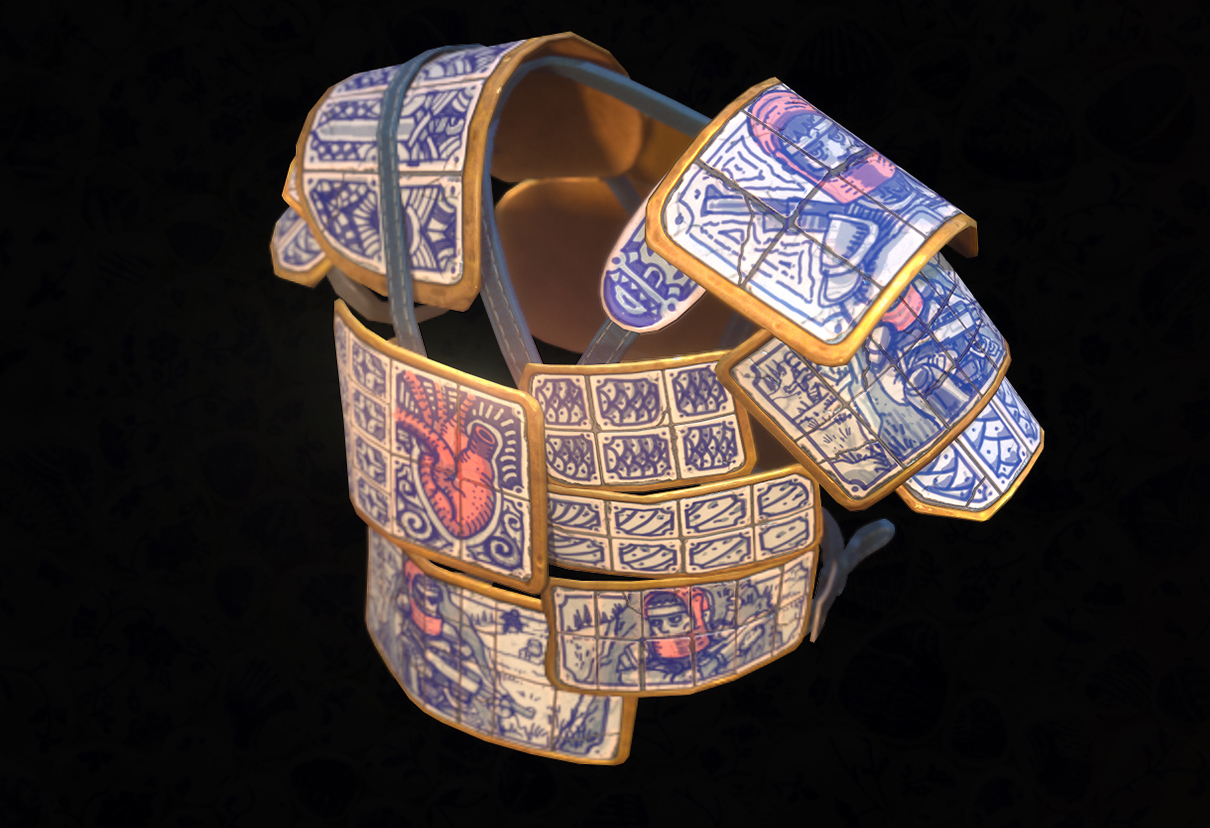 Porcelain Roadsign Vest