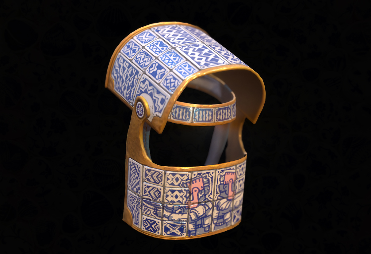 Porcelain Helmet